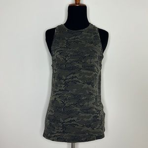 METALICUS Military Camo High Neck Tank Top M/L